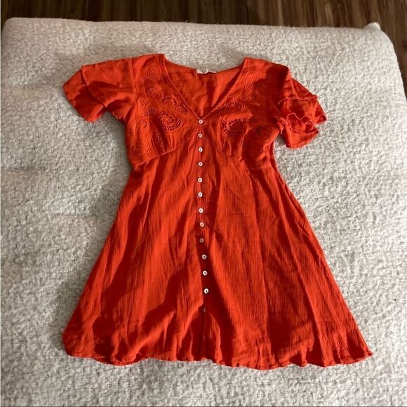 Chelsea & violet small orange dress - Picture 1 of 7